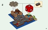 Notice / Instructions de Montage - LEGO - Minecraft - 21129 - Le biome champignon: Page 65