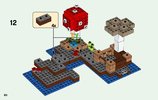 Notice / Instructions de Montage - LEGO - Minecraft - 21129 - Le biome champignon: Page 60