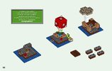 Notice / Instructions de Montage - LEGO - Minecraft - 21129 - Le biome champignon: Page 62