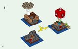 Notice / Instructions de Montage - LEGO - Minecraft - 21129 - Le biome champignon: Page 64