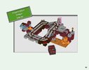 Notice / Instructions de Montage - LEGO - Minecraft - 21130 - Les rails du Nether: Page 65