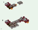 Notice / Instructions de Montage - LEGO - Minecraft - 21130 - Les rails du Nether: Page 74