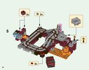 Notice / Instructions de Montage - LEGO - Minecraft - 21130 - Les rails du Nether: Page 70