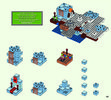 Notice / Instructions de Montage - LEGO - Minecraft - 21131 - Les pics de glace: Page 43