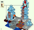 Notice / Instructions de Montage - LEGO - Minecraft - 21131 - Les pics de glace: Page 38