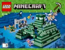 Notice / Instructions de Montage - LEGO - Minecraft - 21136 - Le monument sous-marin: Page 1