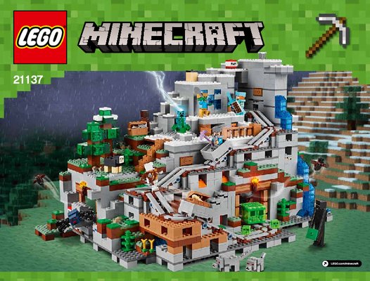 Notice / Instructions de Montage - LEGO - Minecraft - 21137 - La mine: Page 1