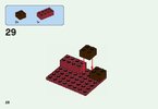 Notice / Instructions de Montage - LEGO - 21139 - The Nether Fight: Page 28