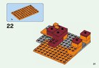 Notice / Instructions de Montage - LEGO - 21139 - The Nether Fight: Page 21