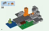 Notice / Instructions de Montage - LEGO - 21141 - The Zombie Cave: Page 42