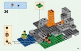 Notice / Instructions de Montage - LEGO - 21141 - The Zombie Cave: Page 45