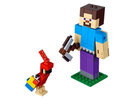 21148 - Minecraft™ Steve BigFig with Parrot