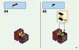 Notice / Instructions de Montage - LEGO - 21150 - Minecraft™ Skeleton BigFig with Magma Cu: Page 33