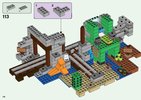 Notice / Instructions de Montage - LEGO - 21155 - The Creeper™ Mine: Page 116