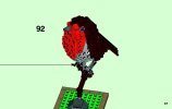 Notice / Instructions de Montage - LEGO - Ideas - 21301 - Les oiseaux: Page 67