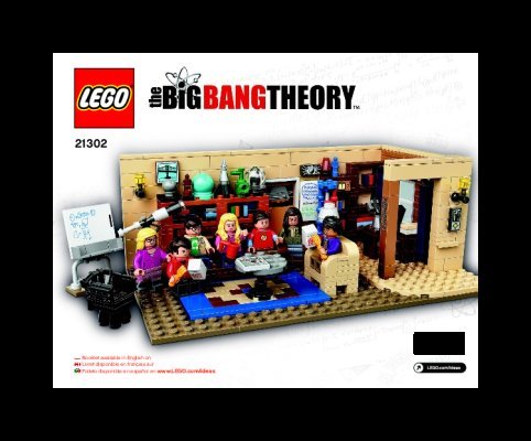 Notice / Instructions de Montage - LEGO - Ideas - 21302 - The Big Bang Theory: Page 1