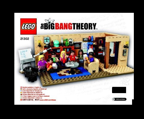 Notice / Instructions de Montage - LEGO - Ideas - 21302 - The Big Bang Theory: Page 1