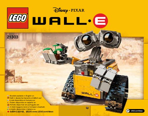 Notice / Instructions de Montage - LEGO - Ideas - 21303 - WALL•E: Page 1