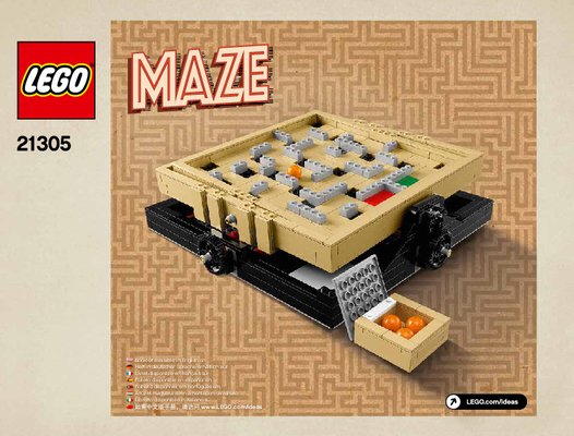 Notice / Instructions de Montage - LEGO - Ideas - 21305 - Labyrinthe: Page 1