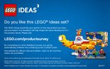 Notice / Instructions de Montage - LEGO - Ideas - 21306 - Yellow Submarine: Page 144