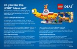 Notice / Instructions de Montage - LEGO - Ideas - 21306 - Yellow Submarine: Page 152