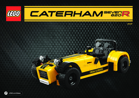 Notice / Instructions de Montage - LEGO - Ideas - 21307 - Caterham Seven 620R: Page 1