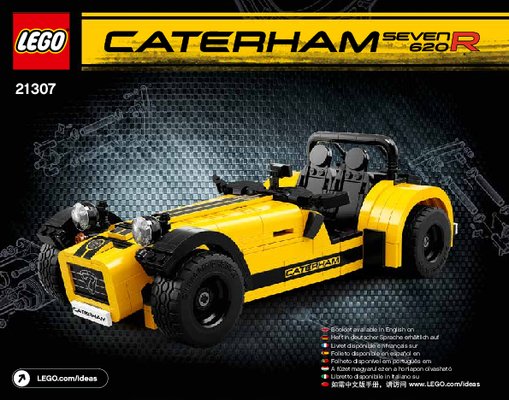 Notice / Instructions de Montage - LEGO - Ideas - 21307 - Caterham Seven 620R: Page 1