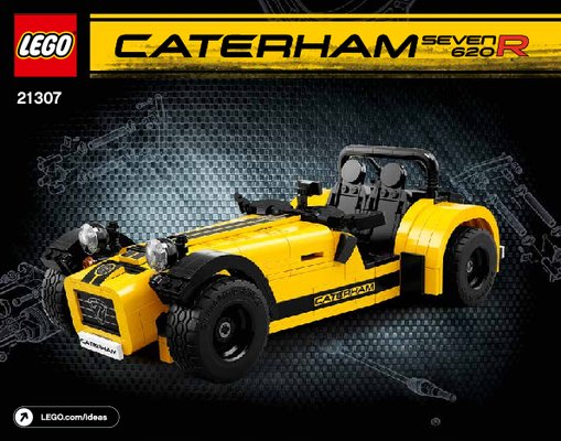 Notice / Instructions de Montage - LEGO - Ideas - 21307 - Caterham Seven 620R: Page 1