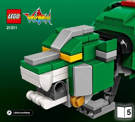 Notice / Instructions de Montage - LEGO - 21311 - Voltron: Page 1