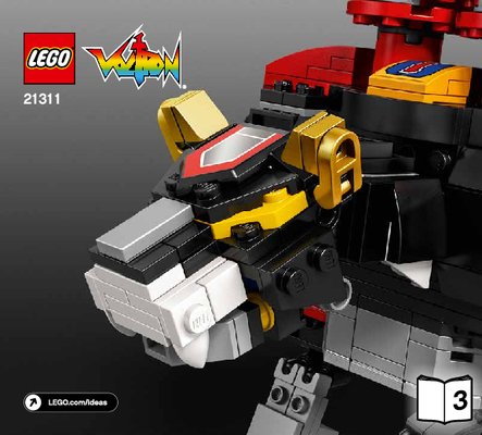 Notice / Instructions de Montage - LEGO - 21311 - Voltron: Page 1