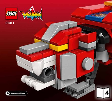 Notice / Instructions de Montage - LEGO - 21311 - Voltron: Page 1