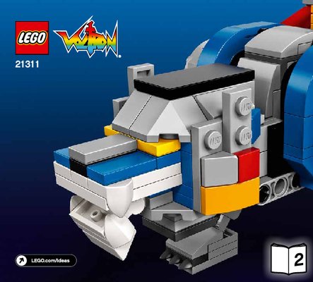 Notice / Instructions de Montage - LEGO - 21311 - Voltron: Page 1