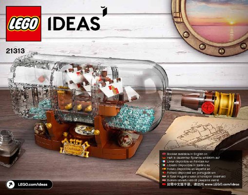 Notice / Instructions de Montage - LEGO - 21313 - Ship in a Bottle: Page 1