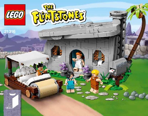 Notice / Instructions de Montage - LEGO - 21316 - The Flintstones: Page 1