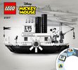 Notice / Instructions de Montage - LEGO - 21317 - Steamboat Willie: Page 1