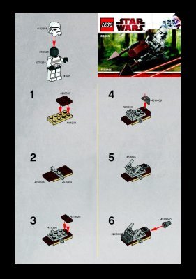 Notice / Instructions de Montage - LEGO - 30005 - Imperial Speeder Bike TM: Page 1