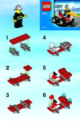 Notice / Instructions de Montage - LEGO - 30010 - Fire Chief: Page 1