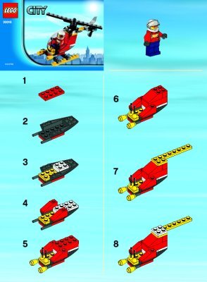 Notice / Instructions de Montage - LEGO - 30019 - Fire Helicopter: Page 1