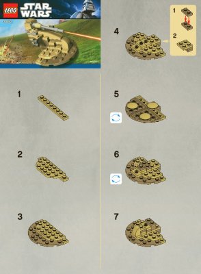 Notice / Instructions de Montage - LEGO - 30052 - AAT: Page 1