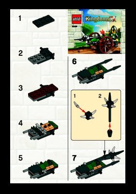 Notice / Instructions de Montage - LEGO - 30061 - Attack wagon: Page 1