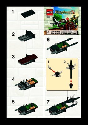 Notice / Instructions de Montage - LEGO - 30061 - Attack wagon: Page 1