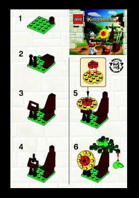 Notice / Instructions de Montage - LEGO - 30062 - Target practice: Page 1