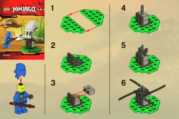 Notice / Instructions de Montage - LEGO - 30082 - Ninja Training: Page 1