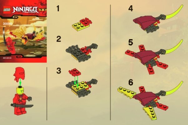 Notice / Instructions de Montage - LEGO - 30083 - Dragon Fight: Page 1