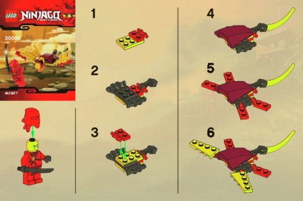 Notice / Instructions de Montage - LEGO - 30083 - Dragon Fight: Page 1