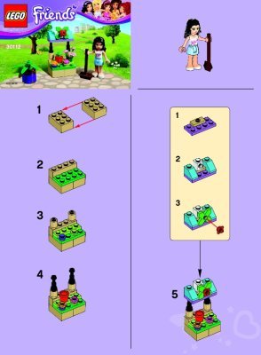 Notice / Instructions de Montage - LEGO - 30112 - Emma’s Flower Stand: Page 1