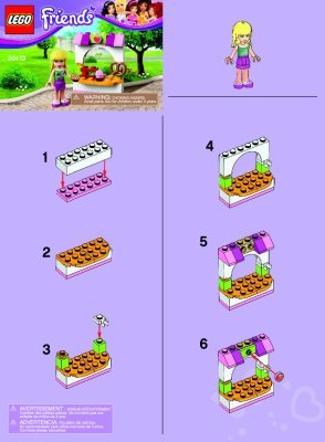 Notice / Instructions de Montage - LEGO - 30113 - Stephanie’s Bakery Stand: Page 1