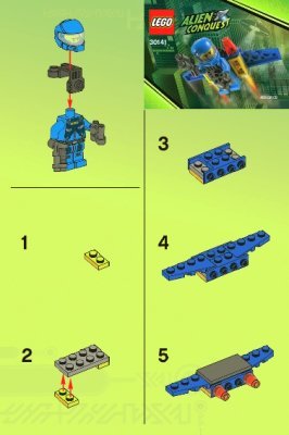 Notice / Instructions de Montage - LEGO - 30141 - ADU Jetpack: Page 1