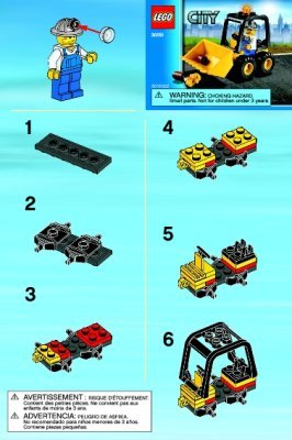 Notice / Instructions de Montage - LEGO - 30151 - Mining Dozer: Page 1