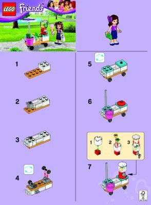 Notice / Instructions de Montage - LEGO - 30202 - Smoothie Stand: Page 1